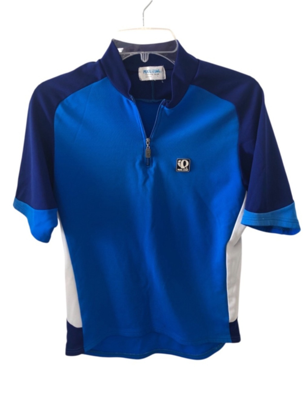 Pearl Izumi Technical Wear Cycling Jersey Size Large 1/4 Zip Athletic Wicking